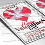 Download Minimal Valentines Day Template - Flyer PSD-2