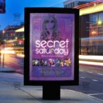 Secret Saturday Flyer - Club PSD Template