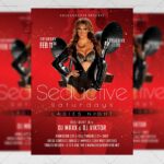 Seductive Saturdays Flyer - Club PSD Template