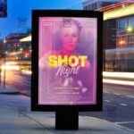 Shot Night Flyer - Club PSD Template