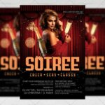 Soiree Flyer - Club PSD Template + Instagram Ready Size