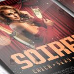 Soiree Flyer - Club PSD Template + Instagram Ready Size