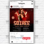Soiree Flyer - Club PSD Template + Instagram Ready Size