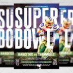 Super Bowl 2020 Template - Flyer PSD + Instagram Ready Size
