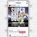 Super Bowl 2020 Template - Flyer PSD + Instagram Ready Size