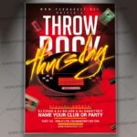 Download Throw Back Thursday Flyer - PSD Template