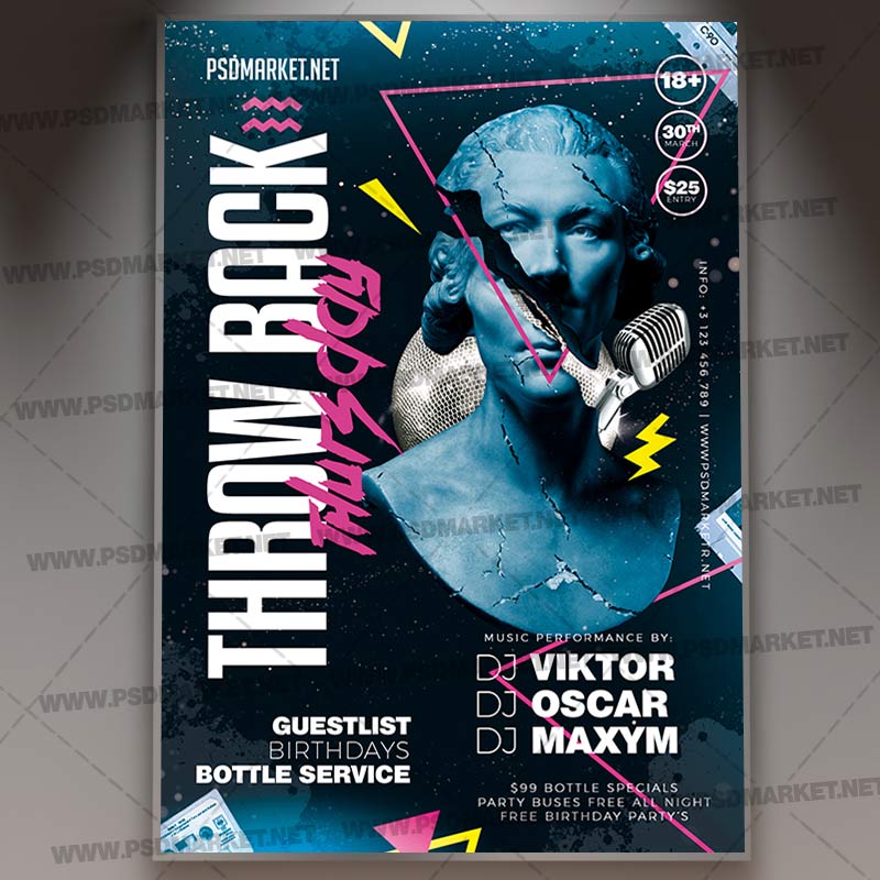 throwback_thursday_flyer_psd_psdmarket_1.jpg Download Throwback Thursday Flyer - PSD Template