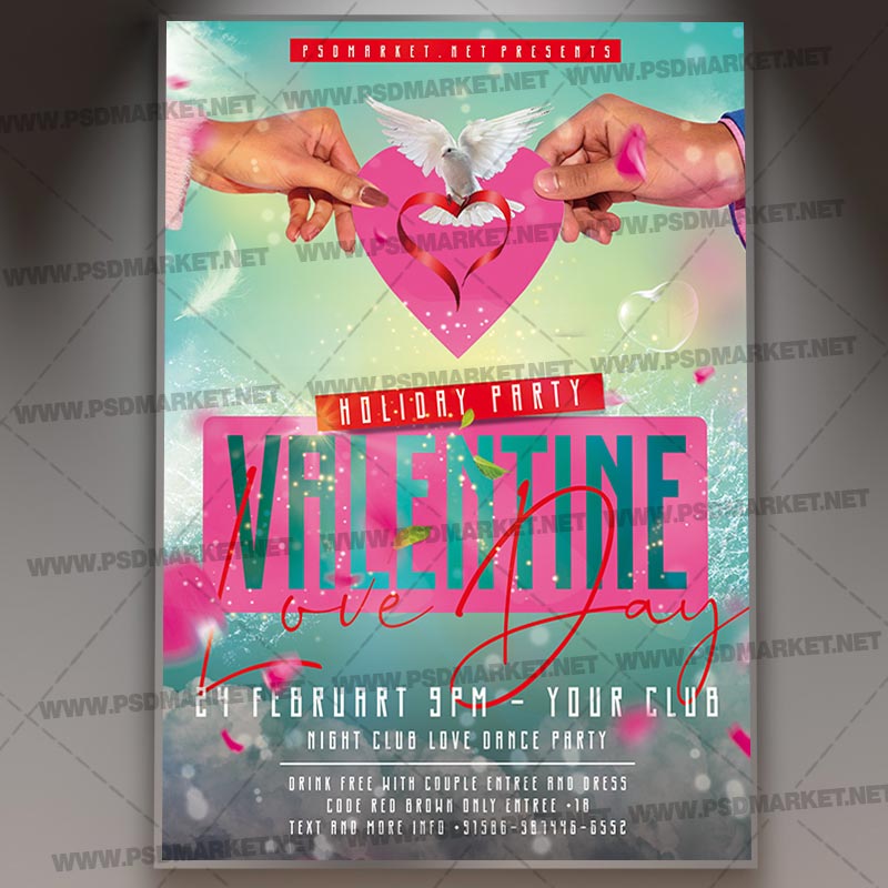 valentine_love_day_flyer_psd_psdmarket_1.jpg Download Valentine Love Day Flyer - PSD Template