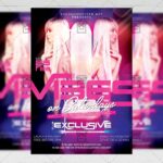 Vibes on Saturdays Template - Flyer PSD + Instagram Ready Size
