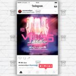 Vibes on Saturdays Template - Flyer PSD + Instagram Ready Size