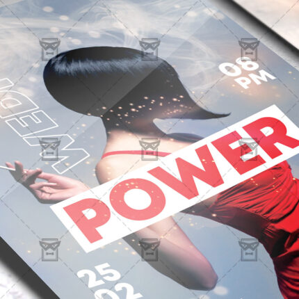 Wednesdays Power Template - Flyer PSD + Instagram Ready Size
