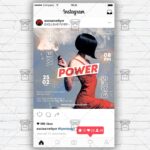 Wednesdays Power Template - Flyer PSD + Instagram Ready Size