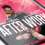 After Work Party Template - Flyer PSD + Instagram Ready Size