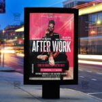 After Work Party Template - Flyer PSD + Instagram Ready Size