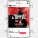 After Work Party Template - Flyer PSD + Instagram Ready Size
