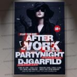Download After Work Party Night Template - Flyer PSD