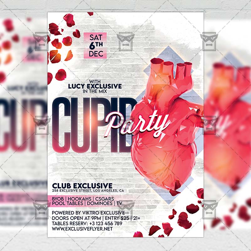 cupid_party-premium-flyer-template-1.jpg Cupid Party Template – Flyer PSD + Instagram Ready Size
