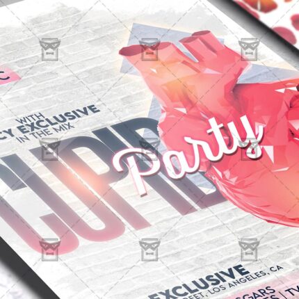 Cupid Party Template – Flyer PSD + Instagram Ready Size