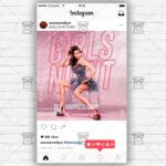 Girls Night Template - Flyer PSD + Instagram Ready Size
