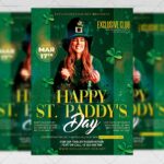 Happy St. Paddy's Day Template - Flyer PSD + Instagram Ready Size