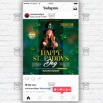 Happy St. Paddy's Day Template - Flyer PSD + Instagram Ready Size