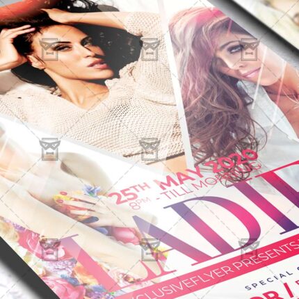 Ladies Night Party Template - Flyer PSD + Instagram Ready Size