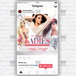 Ladies Night Party Template - Flyer PSD + Instagram Ready Size
