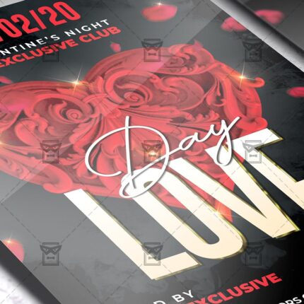 Love Day Template – Flyer PSD + Instagram Ready Size