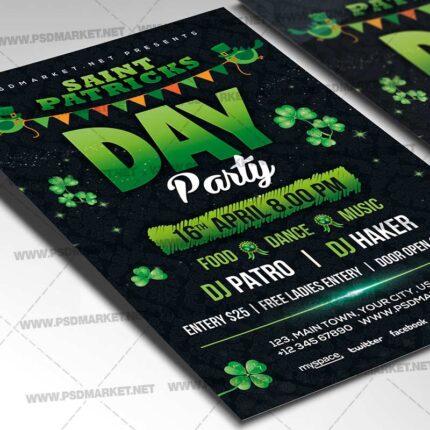 Download Patricks Day Night Template - Flyer PSD-2