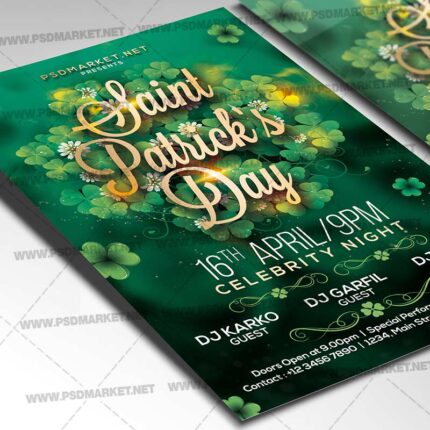 Download Patricks Day Party Template - Flyer PSD-2