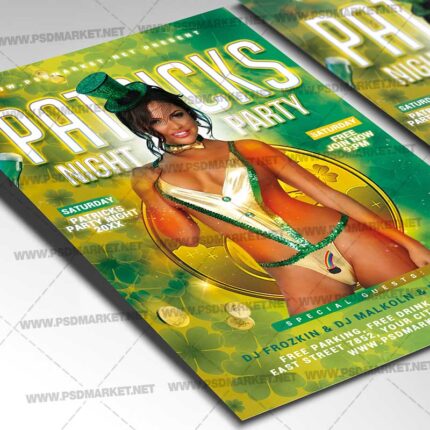 Download Patricks Night Party Template - Flyer PSD-2