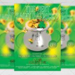 St. Patrick's Greenout Template - Flyer PSD + Instagram Ready Size