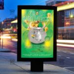 St. Patrick's Greenout Template - Flyer PSD + Instagram Ready Size
