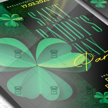 St. Paddy's Day Party Template - Flyer PSD + Instagram Ready Size