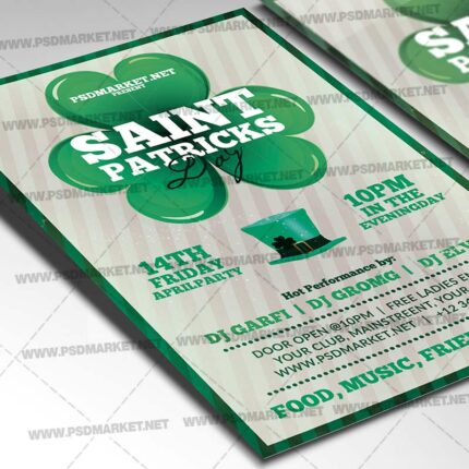 Download St. Patricks Day Event Night Template - Flyer PSD-2