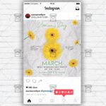 Woman's Day Template - Flyer PSD + Instagram Ready Size