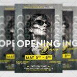 Bar Opening Template - Flyer PSD + Instagram Ready Size