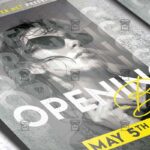 Bar Opening Template - Flyer PSD + Instagram Ready Size