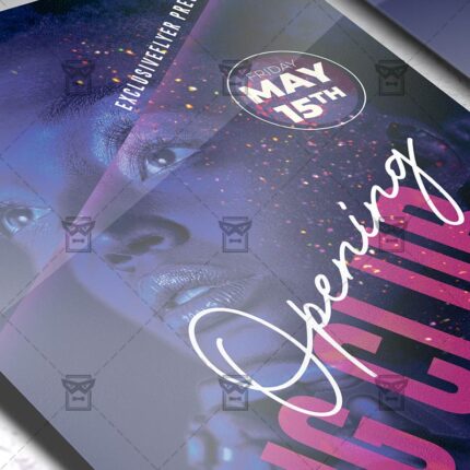 Big Club Opening Template - Flyer PSD + Instagram Ready Size