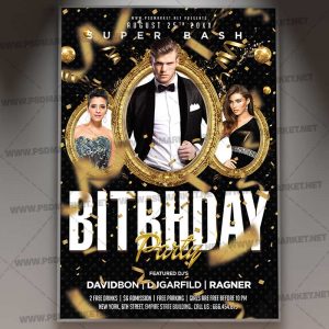 Download Birthday Bash Template - Flyer PSD