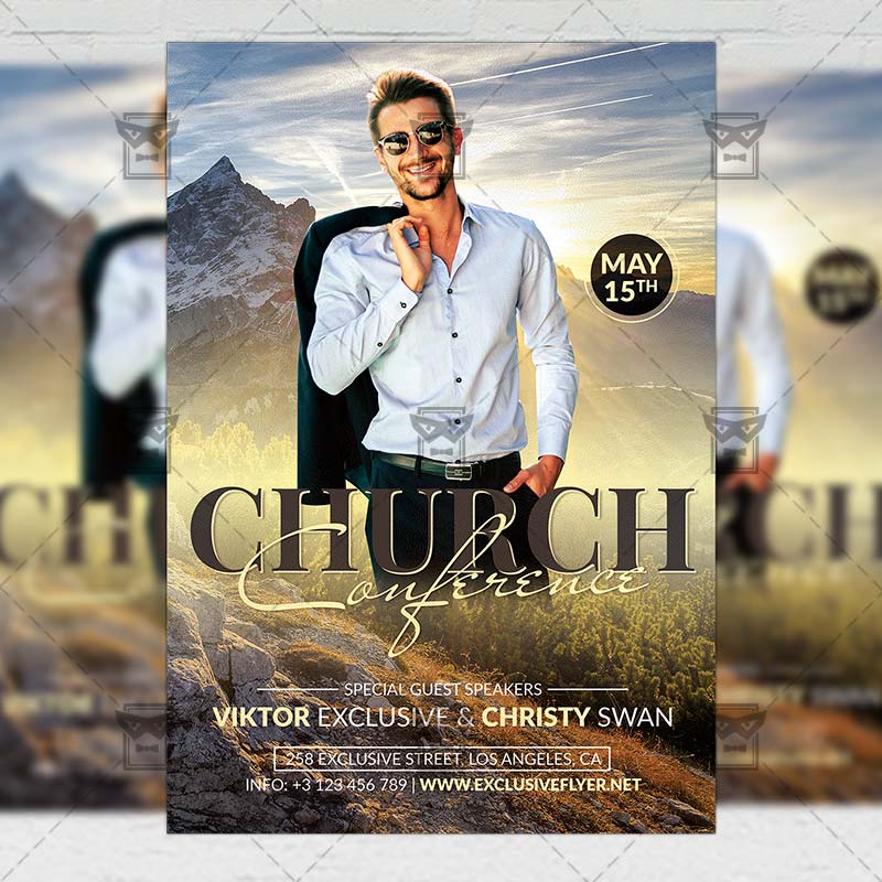 church_conference-premium-flyer-template-1.jpg Church Conference Template - Flyer PSD + Instagram Ready Size