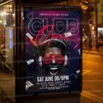 Download Club Open Template - Flyer PSD-3