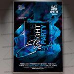 Download Color Night Party Template - Flyer PSD