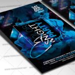Download Color Night Party Template - Flyer PSD-2