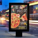 Delivery Pizza Template - Flyer PSD + Instagram Ready Size
