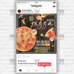 Delivery Pizza Template - Flyer PSD + Instagram Ready Size