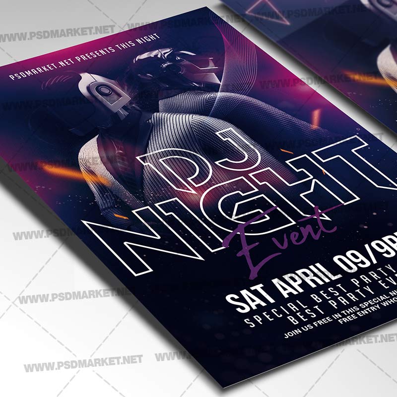 dj_night_event_flyer_psd_psdmarket_2.jpg Download DJ Night Event Template - Flyer PSD-2