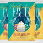 Easter Celebration 2020 Template - Flyer PSD + Instagram Ready Size