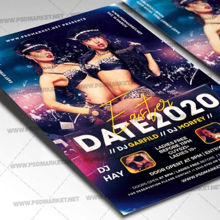 Download Easter Date 2020 Template - Flyer PSD-2