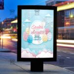 Easter Online Service Template - Flyer PSD + Instagram Ready Size